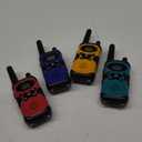 Wishouse Walkie Talkies for Adults Long Range-Rechargeable 4 Pack 2 Way Radios, Hiking Accessories Camping Gear Xmas Birthday Gift for Kids Family with Lamp,SOS Siren,NOAA Weather Alert,Easy to Use (Red Blue Orange Yellow)