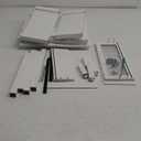 Nightstand Wooden Bedside Table with Drawer White Night Stands Modern Style Small End Table Side Table with Storage Shelf for Bedroom Living Room MLBZ10W