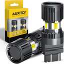 AUXITO CANBUS 3156 3157 LED Bulbs White 4000LM Super Bright 3056 3457 4057 4157 with Built-in Resistor for Reverse Backup Parking Daytime Running Turn Signal Lights, Pack of 2