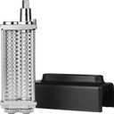 Meat Tenderizer for KitchenAid Stand Mixer-Updated Stainless Steel Gears Meat Tenderizer Attachment for All Models KitchenAid, Sturdy and Last (Black)