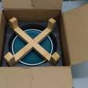 Petygooing 28 OZ Green Elevated/Raised Ceramic Dog Bowl for Small and Medium Breeds, Dog Food Water Dish with Stand,Pet Feeding Bowl with Anti Slip Rubber for Cats Small and Medium Dogs (3.6 Cups)