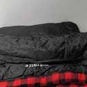 0 Degree Sleeping Bag 100% Cotton Flannel XXL for Adults Big and Tall Cold Weather Winter Zero Degree Camping,Free Compression Sack (90" x 39" Right Zip)