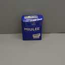 MIULEE Navy Blue Sheer Curtains 108 Inches Long, 4 Panels Set, Light Filtering Rod Pocket Voile Drapes Window Treatments, Semi Transparent Airy Fabric for Bedroom and Living Room, 42 x 108 Inches