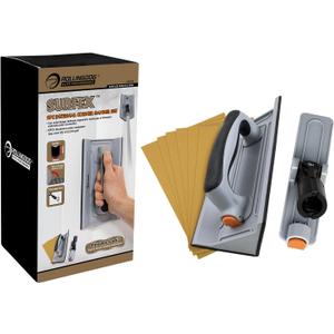 ROLLINGDOG Drywall Corner Sander - Hand Sander with 6PC Oxide Mesh Sandpaper for Corner Wall Cleaning and Polishing