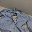 Amazon Essentials Men's Rigid Denim Relaxed-Fit Utility Jacket with Pockets (Medium, Vintage Blue)