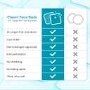 Clean Skin Club Clean Blemish Control Face Pads Extra Large Dual-Sided Face Pads for Blemish-Prone Skin, 100% Bio-Based, Dermatologist Approved, 60 Count