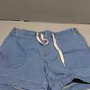 luvamia Women Denim Shorts Jeans High Waist 4 Inch Inseam Casual Jorts Womens Stretchy Jean Shorts Lakeside Blue Size Large 