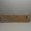 AOSKY Cordless Zebra Blinds for Windows Pull Down Roller Window Shades Dual Layer Light Filtering Privacy for Day and Night, Free-Stop Door Shades for Home Easy to Install (32" W X 72" H, White)