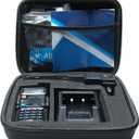 Radio Carrying Travel Case Compatible with Baofeng UV-5R 5RA 5RE 5RM 5RTP BFF8 F8HP DM-5R Protect Dual Band Two Way Radio Thickened Sponge,Black