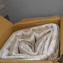 9x12 Area Rugs for Living Room, Non Slip Machine Washable Vintage Rugs, Low Pile Lightweight Large Rug for Bedroom, Dining Room, Home Office Beige