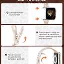 MoKo 2Pack Watch Band Compatible with Apple Watch Ultra/Ultra2 49mm/Series 10/9/8/7/6/5/4/3/2/1/SE 38/40/41/42/44/45/46mm,Slim Leopard Engraved Silicone Strap Adjustable Wristband