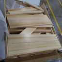 Foldable Boho Wooden Picnic Table, No Assembly Required Portable Outdoor Indoor Low Picnic Table for Floor Seating, Beach, Camping, BBQ, Backyard, 80" x 30", Seats 8-10 People