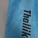 Thallike High Back Folding Beach Chair with Umbrella, Blue - 1 Set