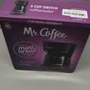 Mr. Coffee 5-Cup Mini Brew Switch Coffee Maker, Black