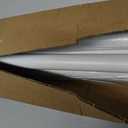 Extra Long No-Drill Tension Curtain Rod 40-166 Inches (4-14Ft), Heavy Duty Adjustable Rod for Outdoor Patio Curtains, Large Windows, Room Divider & Bathroom, White