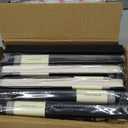 Comix 6 Pack Lined Journal Notebooks for Work, 240 Pages, 5.5"x8.3", Black, Hardcover, A5 Medium College Ruled, Journaling Notebooks for Notes-Taking, Fits for Office School Home