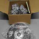 Baocuz 3-Light Kitchen Flush Mount Ceiling Light, Adjustable Multi-Directional Ceiling Light Fixture, Farmhouse Black Metal Cage Close to Ceiling Lamp for Dining Room Bedroom Hallway