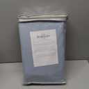 WEST LAKE 63 Inch Dusty Blue Bailey Pinch Pleated Full Blackout Curtains with Liners, Modern Textured Drapes with Backtabs Hooks, Thermal Insulating Window Treatment for Bedroom Living Room, 40"Wx63"Lx2