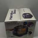 Hamilton Beach Cool Touch Electric Deep Fryer with Basket and Lid, 2 Liters / 8 Cups Oil Capacity, Adjustable Temperature, 1500 Watts for Fast Heat-up, viewing Window Easy to Clean, Black (35021)