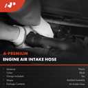 A-Premium Right Engine Air Cleaner Intake Hose Tube | Compatible with Mercedes-Benz W204 Series C63 AMG 2008-2015, W212 Series E63 AMG 2010-2011