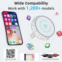 Mini Wireless Carplay Adapter for iPhone - Carplay Wireless Adapter Car Play Dongle, Compatible with iPhone iOS 10+, White