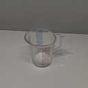 Rubbermaid Commercial Products Bouncer Clear Measuring Cup 4-Cup/1-Quart Clear Strong Food Grade Easy Read for Liquid/Dry Ingredients for Home/Professional Kitchen