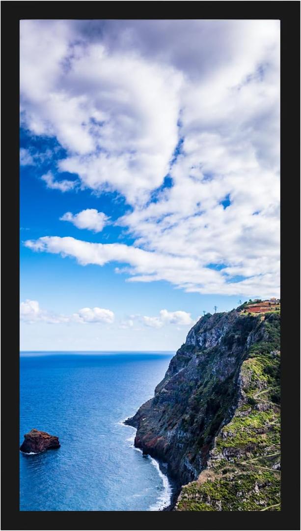 MENNTHUI 11x23 Black Picture Frame, Wall Mounting Horizontally or Vertically, Decoration for Photos, Paintings, Posters, Artwork
