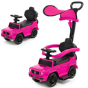 3 in 1 Ride on Push Car Mercedes Benz G350 Stroller Sliding Car w/ Canopy