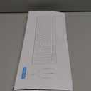 Wireless Keyboard and Mouse Combo, Full-Sized Wireless Keyboard and Adjustable DPI Mouse, 2.4GHz USB Receiver, Keyboard and Mouse for PC, Windows, Desktop, Laptop (Mint Green and White)