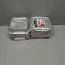 Stock Your Home 8 Square Foil Pans with Lids (50 Pack) - Foil Cake Pans with Covers - Aluminum Baking Pans - Disposable Cake Pans - 8 Inch Square Pans - Disposable & Recyclable Pans with Lids