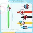 3 x Nurse Pens,Nurse Gifts,Nurses Week Gifts,Appreciation Gift for Nursing School Students,Gel Ink Pens Nurses Essentials for Work Medical Assistant Stocking Stuffers for Nursing