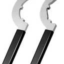 T114W Spanner Wrench Set for Coilover & Shock Absorber Heavy Duty Chromium Vanadium Steel Coilover Wrench Compatible with QA1, Adjustable Struts & Suspension Maintenance Tools,Non-Slip Grip