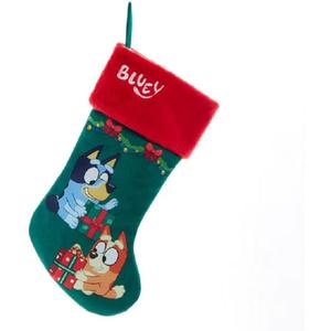 Kurt Adler Bluey and Bingo Opening Presents 19" Long Christmas Stocking