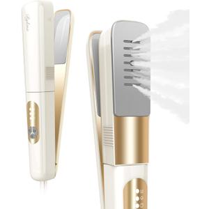 Travel Steamer Iron Portable, 180 Rotatable Press Iron Handheld, No Ironing Board Needed, 2X Larger Leak-Proof Tank, Quick De-Wrinkle, Sharp Creases, 3 Temp Settings, optional Steam, Home,Cruise,Dorm