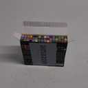 48 Colors Acrylic Paint Markers, Dual Tip with Precision Fine Tip and Versatile Brush Tip Pens for Creative DIY, Crafting, Stone, Wood, Canvas, Glass, Metal, and More