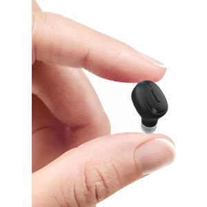 Single Bluetooth Wireless Earbud, Mini Invisible in-Ear Wireless Bluetooth Headphone 12 Hours Super Long Battery Life Suitable for Sports Work and Sleep - Black