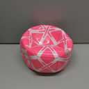 adidas Starlancer Club Soccer Ball (4, Solar Pink/White)