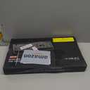 Wireless Keyboard and Mouse Combo, 2.4G Full Size Wave Keys Ergonomic Keyboard with Wrist Rest and 3-Level DPI Adjustable Wireless Ergonomic Mouse for Windows, Mac OS Desktop/Laptop/PC(Black)