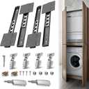Pocket Door Slide Kit – Soft Close, Hidden Sliding（14in,Set 2 ）