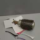 Fagaci Professional Large Round Brush with Natural Boar Bristles for Blow Drying, Nano Technology Ceramic+Ionic for Hair Styling, Volumizing and Healthy Hair - 4 Styling Clips Included