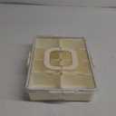 Divided Serving Tray,12 Compartments PET ABS Snack Tray with Lid and Handle for Portable Snack Platters, Spacious Divided Serving Tray Container, Suitable for Loading Candy, Nuts