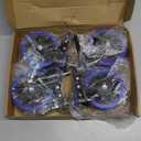 5 Inch Caster Wheels Heavy Duty Stem Caster 2200Lbs, Threaded Stem Casters 1/2"-13 x 1(Stem Diameter 1/2", Stem Length 1"), Swviel Locking Caster Set of 4, Industrial Castor Wheels for Cart,Furniture