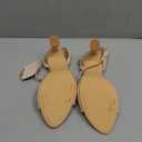 Susanny High Heels for Women Pointed Open Toe Strappy Chunky Block Heels Ankle Strap Stiletto Kitten Heeled Sandals Wedding Bridal Party Prom Sexy Dress Shoes, Size 8