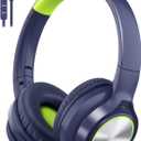 Kids Headphones with Cord , Wired Over Ear Headsets with Microphone Limited Volume 85dB/ 94dB, Portable Wired Headphones for Kids Boys Girls Teens Children Online School/Travel/iPad/Tablet/Cellphone
