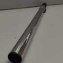 Replacement Vacuum Wand Hose - Adjustable Length (32mm/1.25") Chrome-Plated Metal Tube w/Adapter - Fits Hoover, Electrolux, Kenmore, Dirt Devil (Not for Miele)