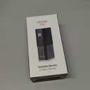 VEVOK CHEF Portable Electric Coffee Grinder,Adjustable Stainless Steel Burr Coffee Bean Mill,One-Button Grinder with USB Rechargeable,AutoStop for Espresso to French Press,for Outdoor Use(Black)