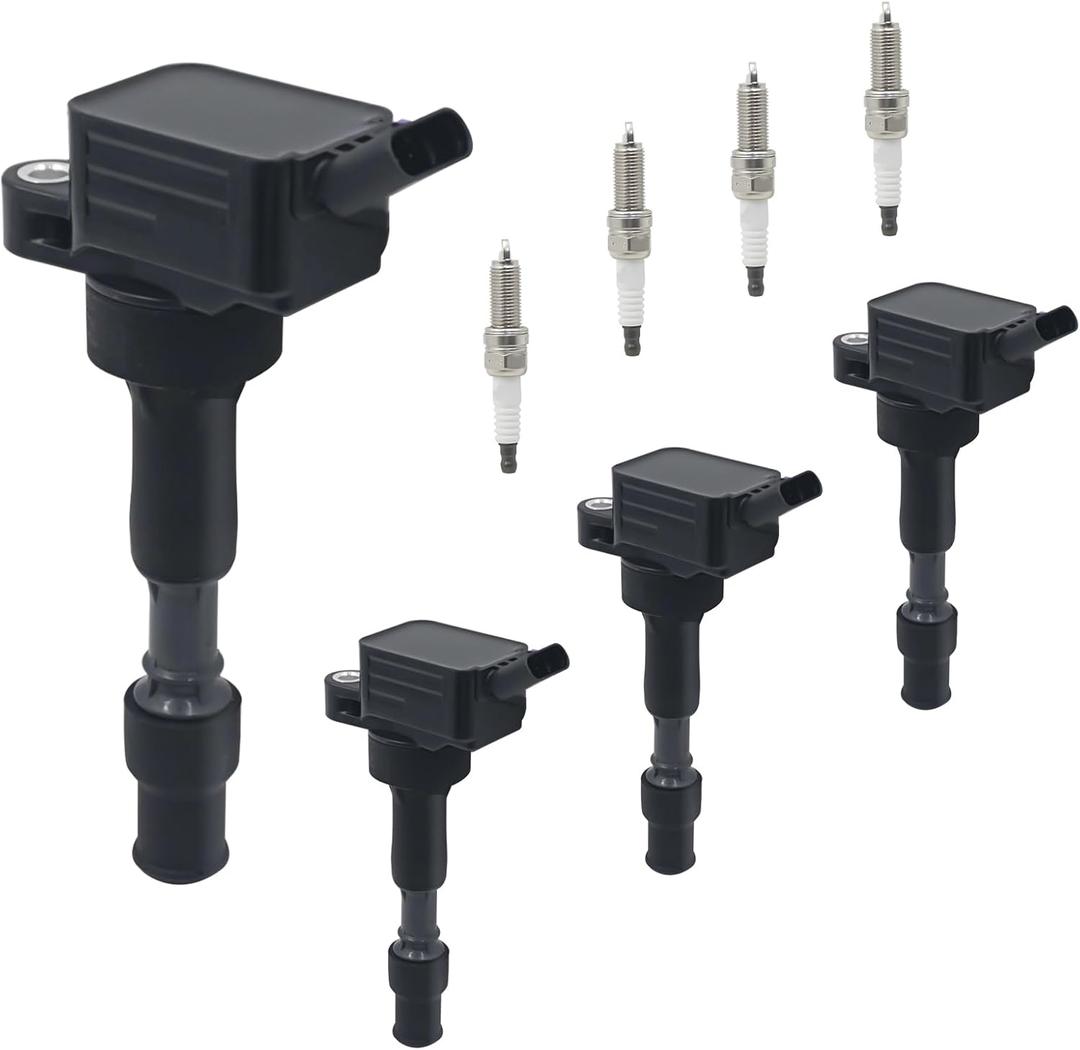4 Pcs Ignition Coil Pack UF816 and Iridium Spark Plug Fits 2016-2022 Hyundai Elantra Kona Sonata, for Kia Forte Optima L4 2.0L, UF-816 GN10877 27300-2E601