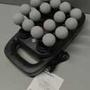 16-Head Massage Gun, Deep Tissue Percussion Massager with 9 Modes & 9 Intensities, 2600mAh Battery Back Bassager for Pain Relief Deep Tissue for Muscle Pain Relief in Back, Legs, Shoulders (Dark Black)