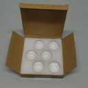 6Pack 1.6inch Crystal Dome Magnifying Paperweight, Clear Distortion-Free Optics Convex Lens Set for Physics Classroom Home Decor, Paper Weights for Outdoor Events (6pcs)