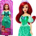 Mattel Disney Princess Ariel Doll in Sparkling Fashion with Removable Skirt, Tiara and Shoes, Posable & Collectible, Inspired by the Little Mermaid